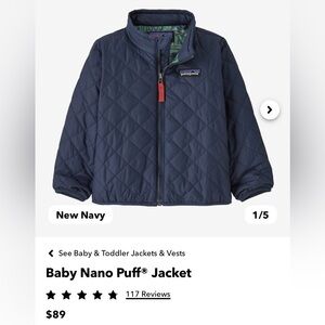 Patagonia Nano Puff Jacket - Navy 3T